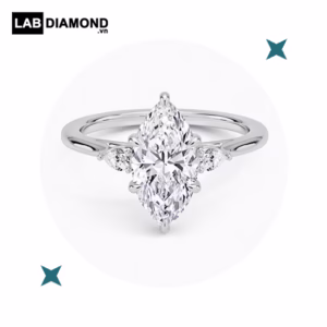 Nhẫn cầu hôn marquise three stone